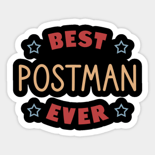 Best postman ever Sticker